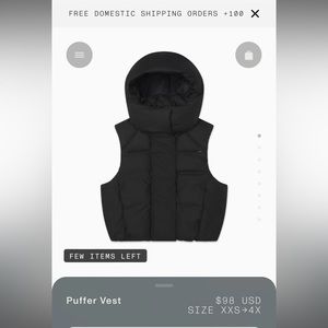 Khy puffer vest PRICE FIRM